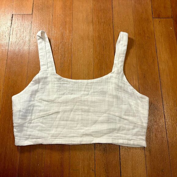 Ripcurl White Crop-top - Picture 1 of 3